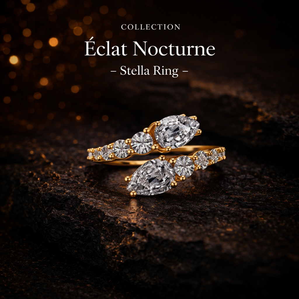 Éclat Nocturne – Luna Ring