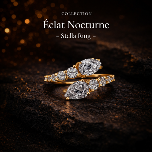 Éclat Nocturne – Luna Ring