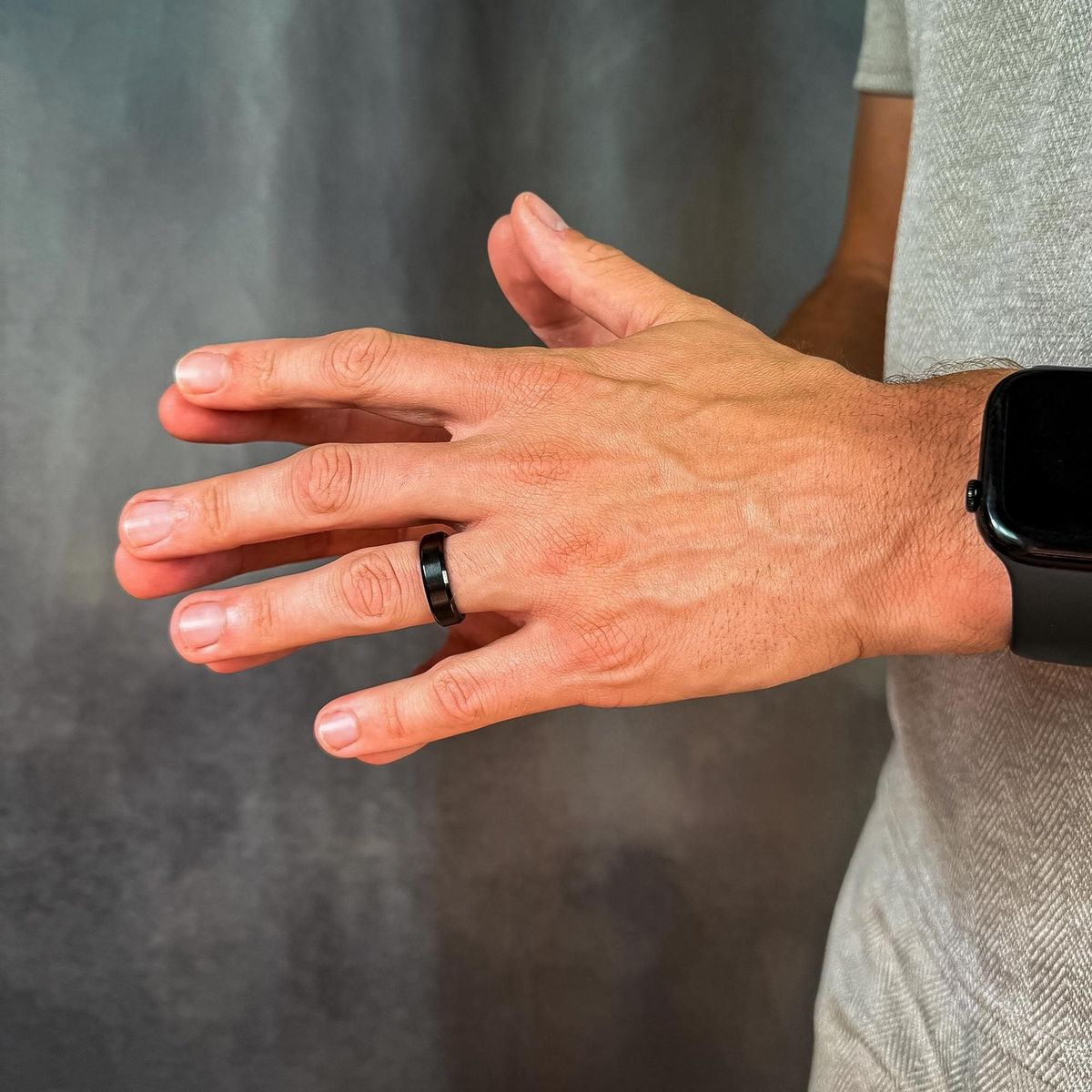 Éclat Nocturne – Obsidian Ring