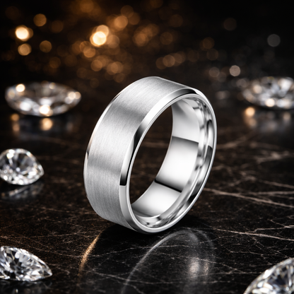 Éclat Nocturne – Obsidian Ring
