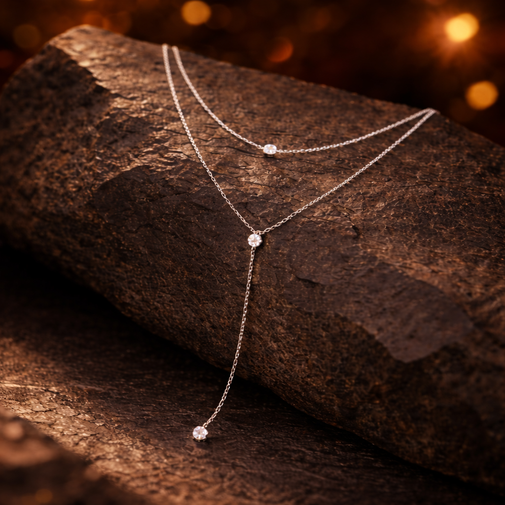 Éclat Nocturne – Stella Necklace