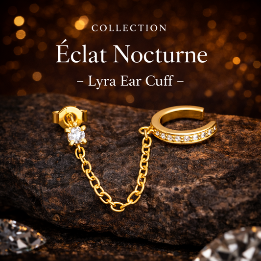 Éclat Nocturne — Lyra Earrings