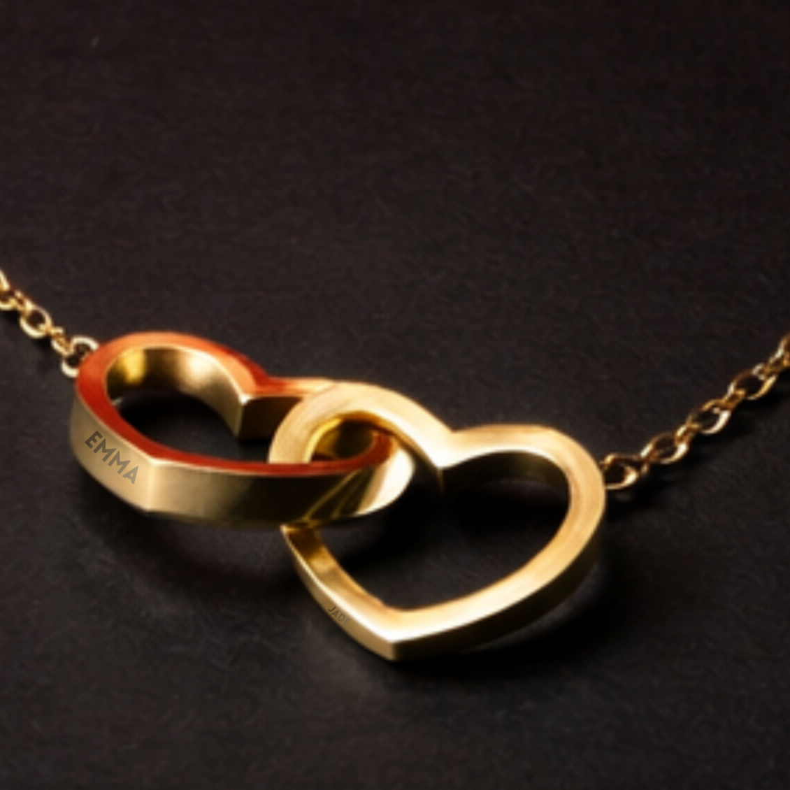 Coffret Rose Éternelle & Collier personnalisé